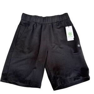 Gaiam men’s cotton blend Black Pull On Namaste Shorts size S NWT